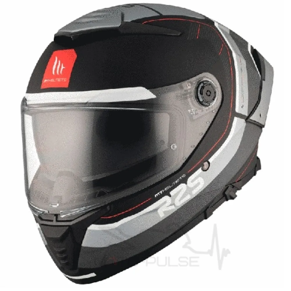 Мотошолом MT Thunder 4 R25 B2 Black/Grey S